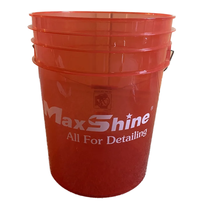 Detailing Spand Transparent 20L – Rød fra Maxshine