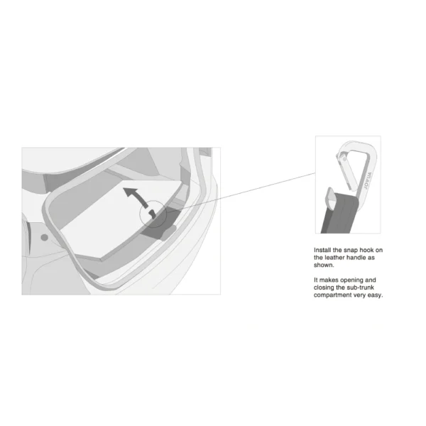 JOWUA Snap Hook Til Tesla Model S / 3