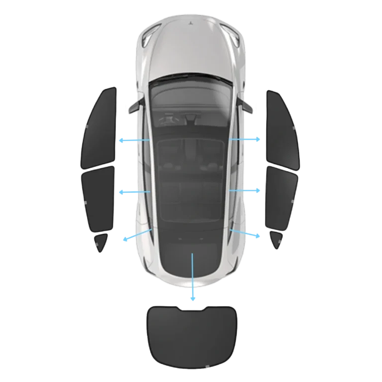 JOWUA Side+Rear Solskærm til Tesla Model Y