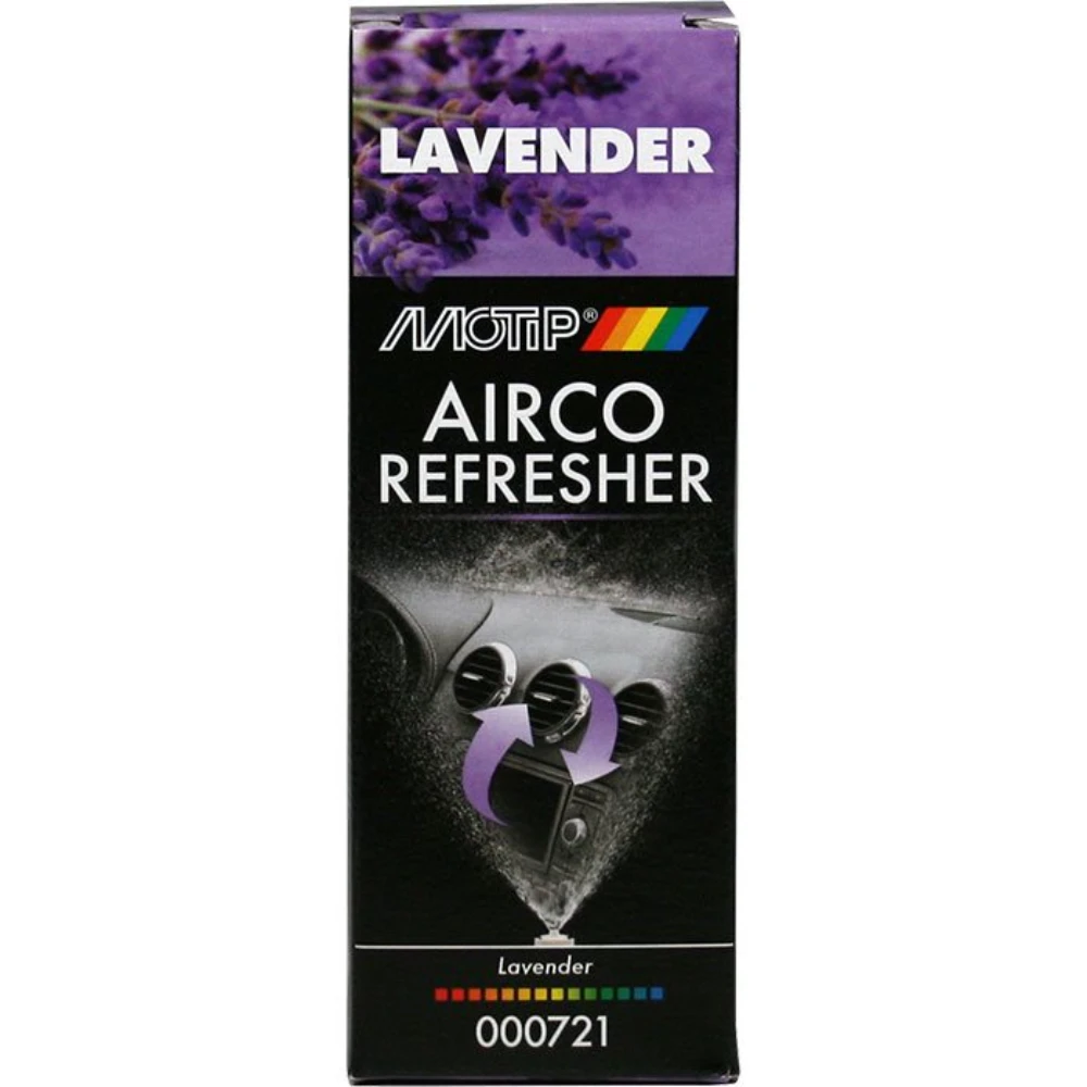 Se MoTip Aircon Frisker Lavendel 150ml hos ProShineNordic