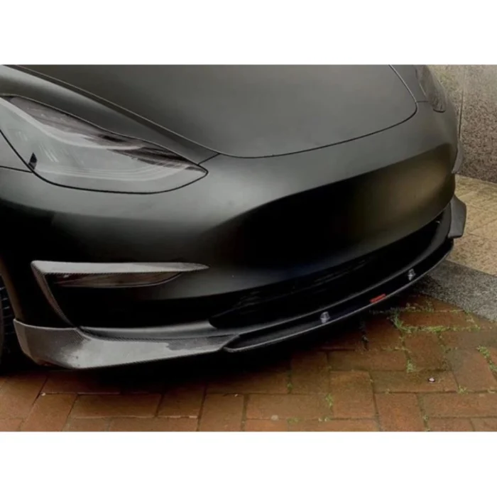 cmst carbon front blade tesla model 3 1