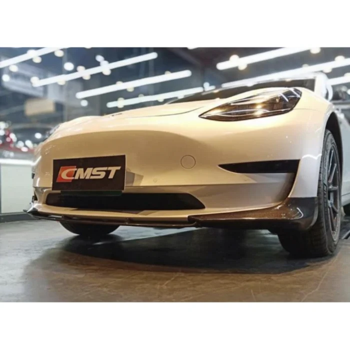 cmst carbon front blade tesla model 3 4