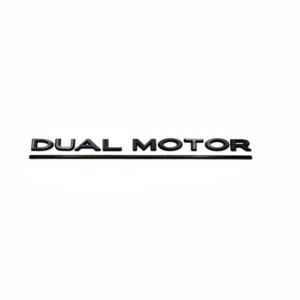 DUAL MOTOR Emblem Bagpå Til Tesla Model S, X, 3, Y & Highland