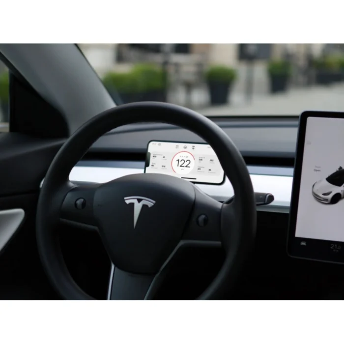 Teslogiv V2 Dashboard Telefon Til Tesla Model 3 / Model Y