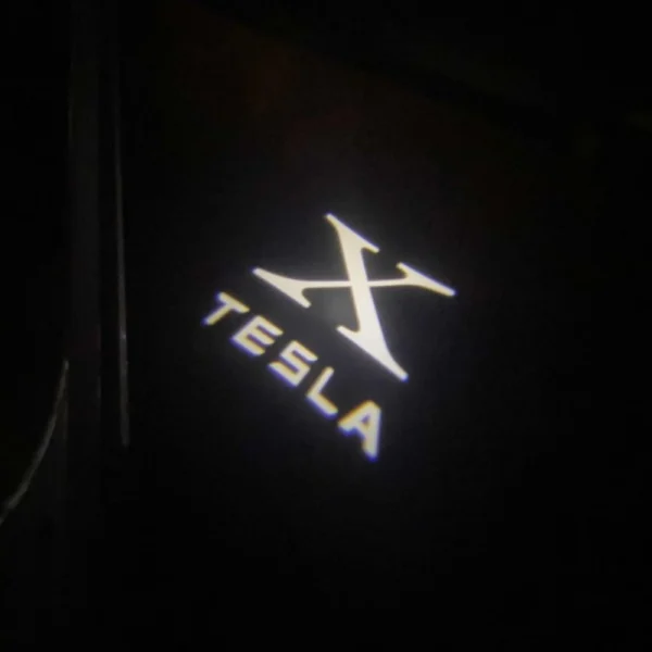 LED Dørlogo Lys Til Tesla Model S / 3 / X / Y / Highland