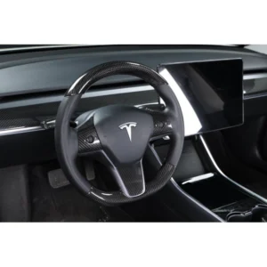 Kulfiber Indsats For Nedre Rat Til Tesla Model 3 / Y / Highland